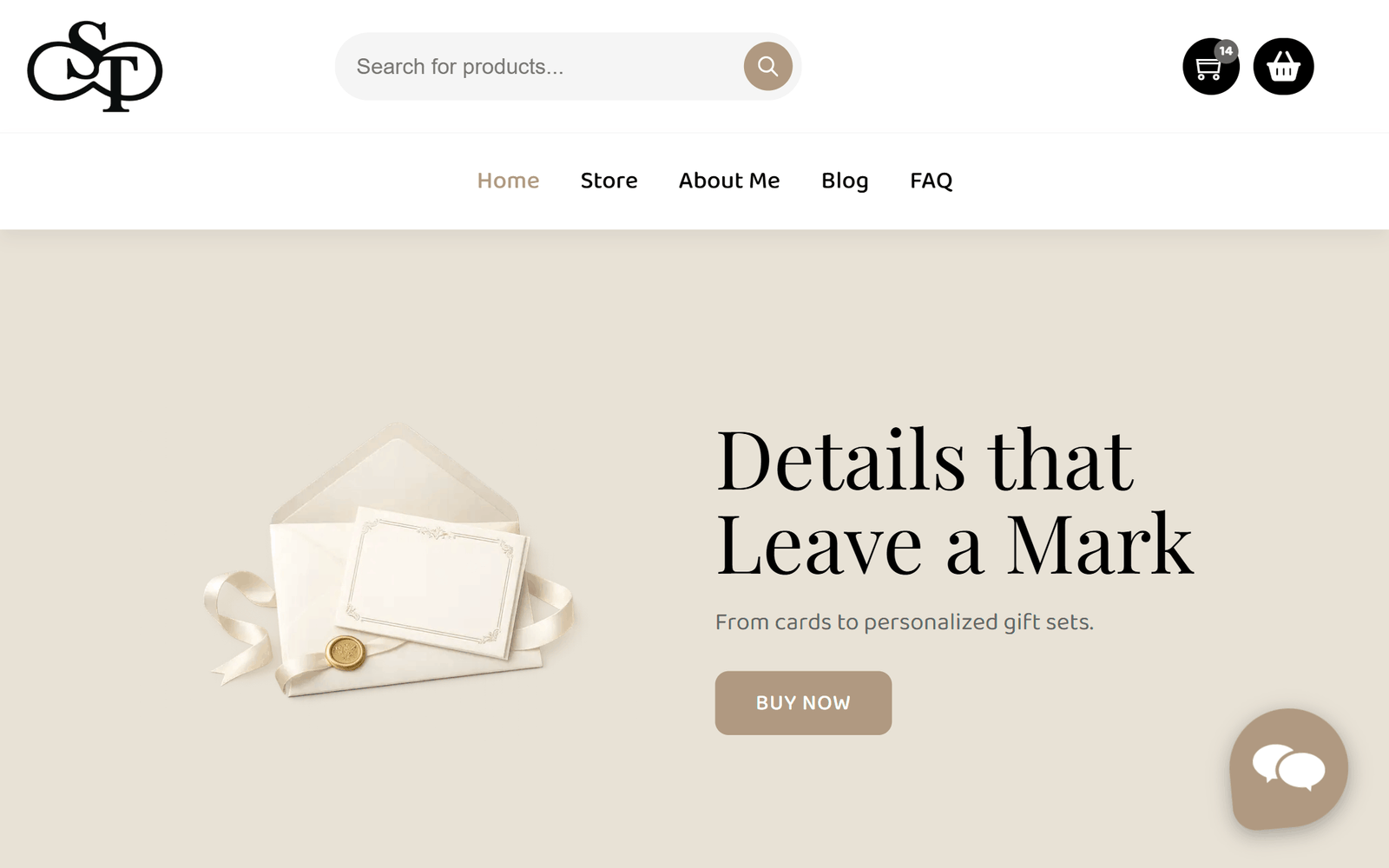 Website design example