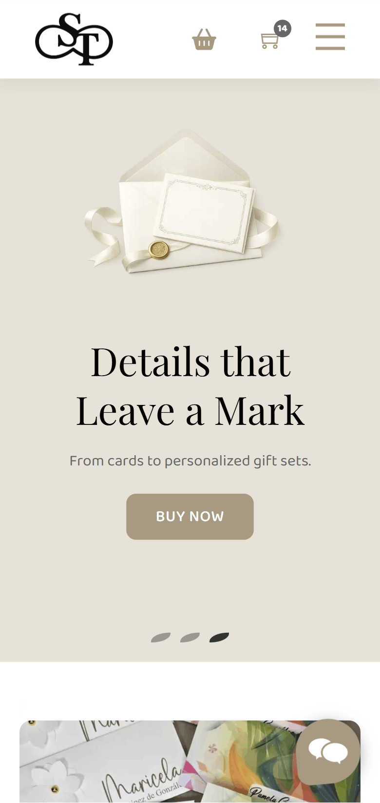 Mobile design example