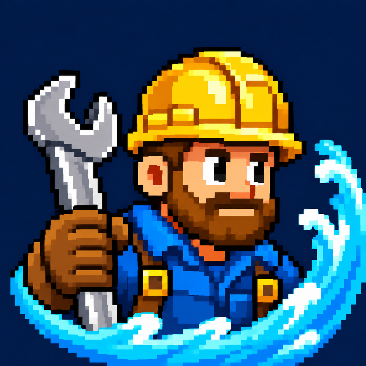 Water Escape pixel art
